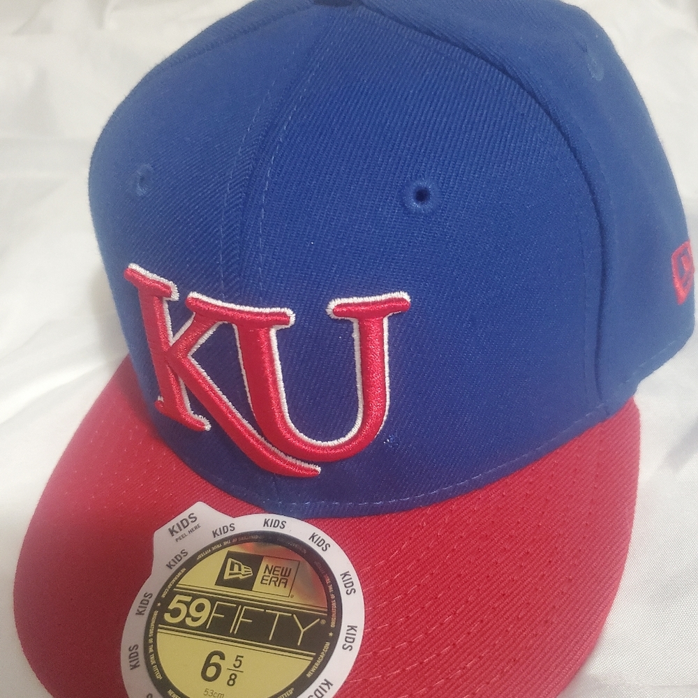 New Era fitted Kansas Jay Hawks size 6 5/8